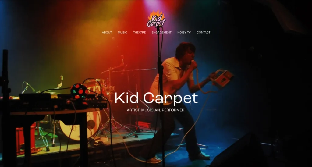 Kid Carpet homepage