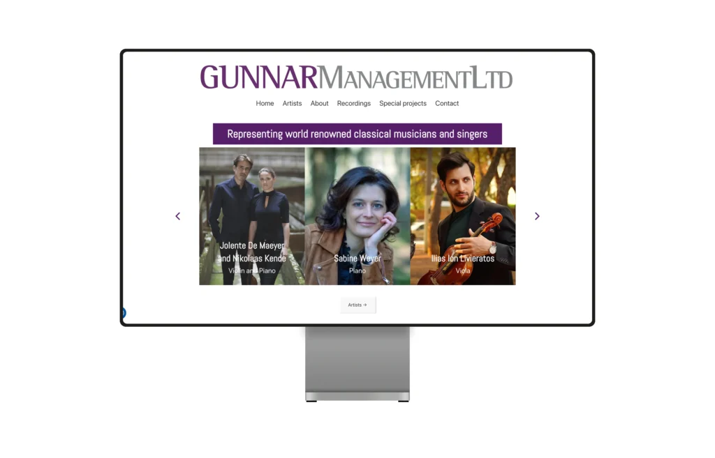 Gunnar management homepage